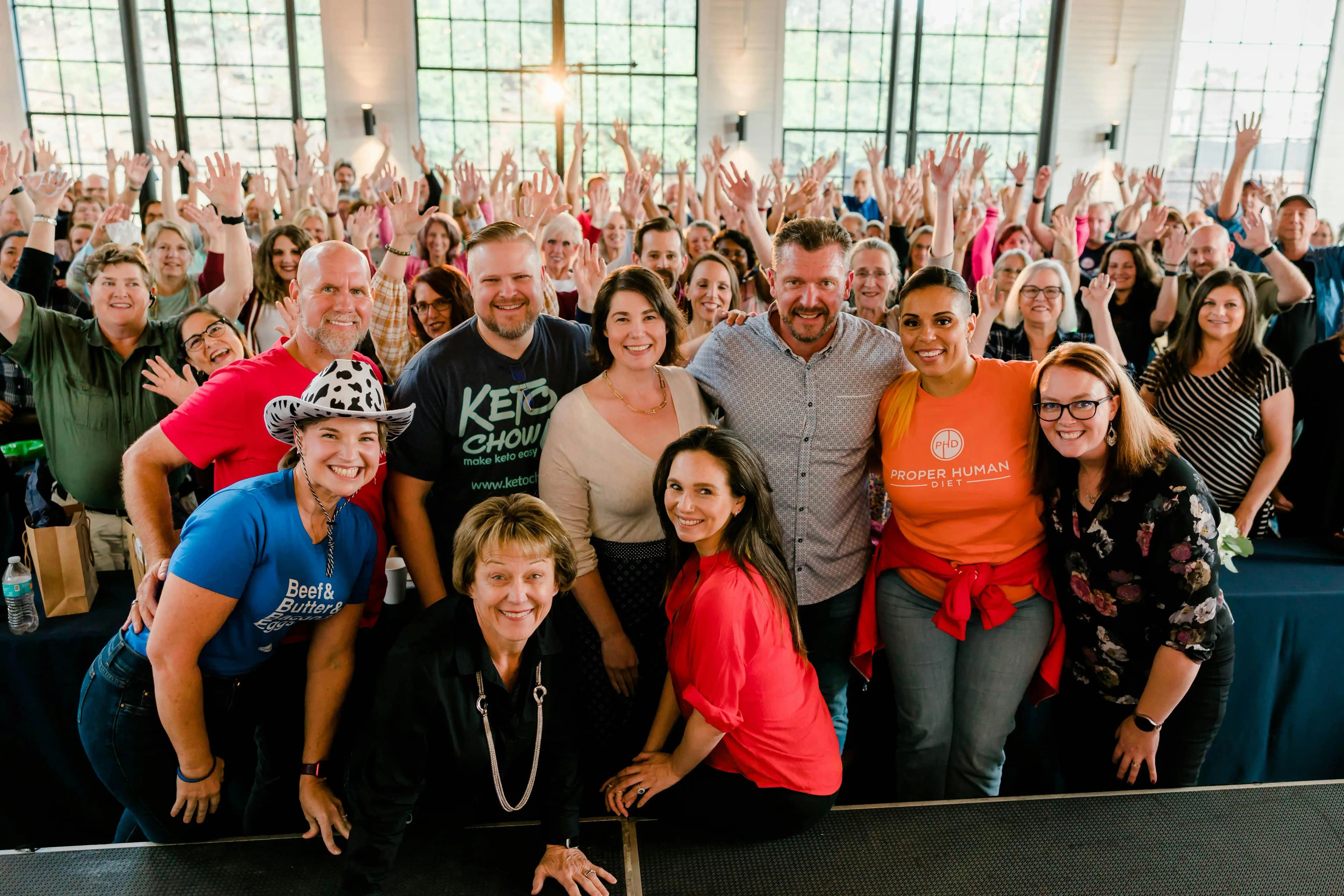 PHD Community members at a live event