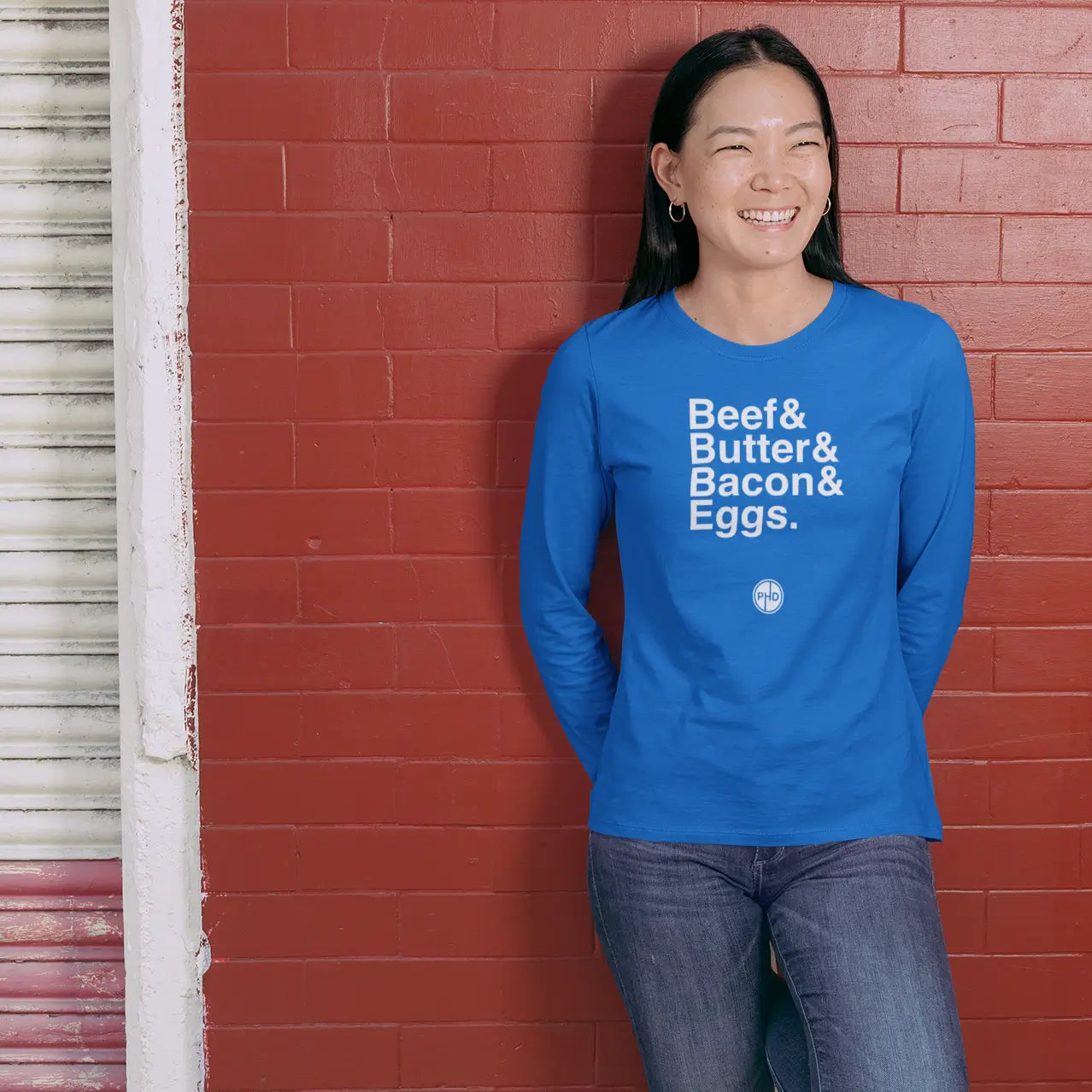 Beef Butter Bacon Eggs Long Sleeve T-Shirt