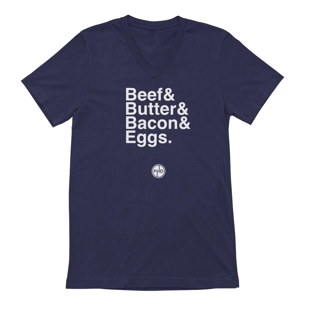 Beef Butter Bacon Eggs V-Neck Tee