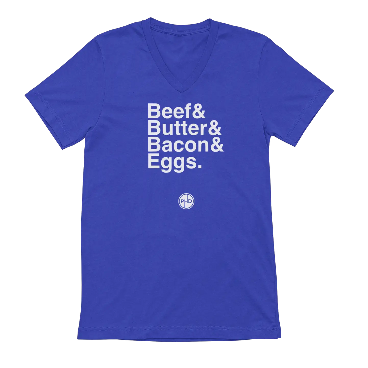 Beef Butter Bacon Eggs V-Neck Tee