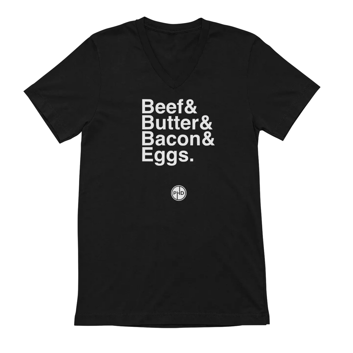 Beef Butter Bacon Eggs V-Neck Tee