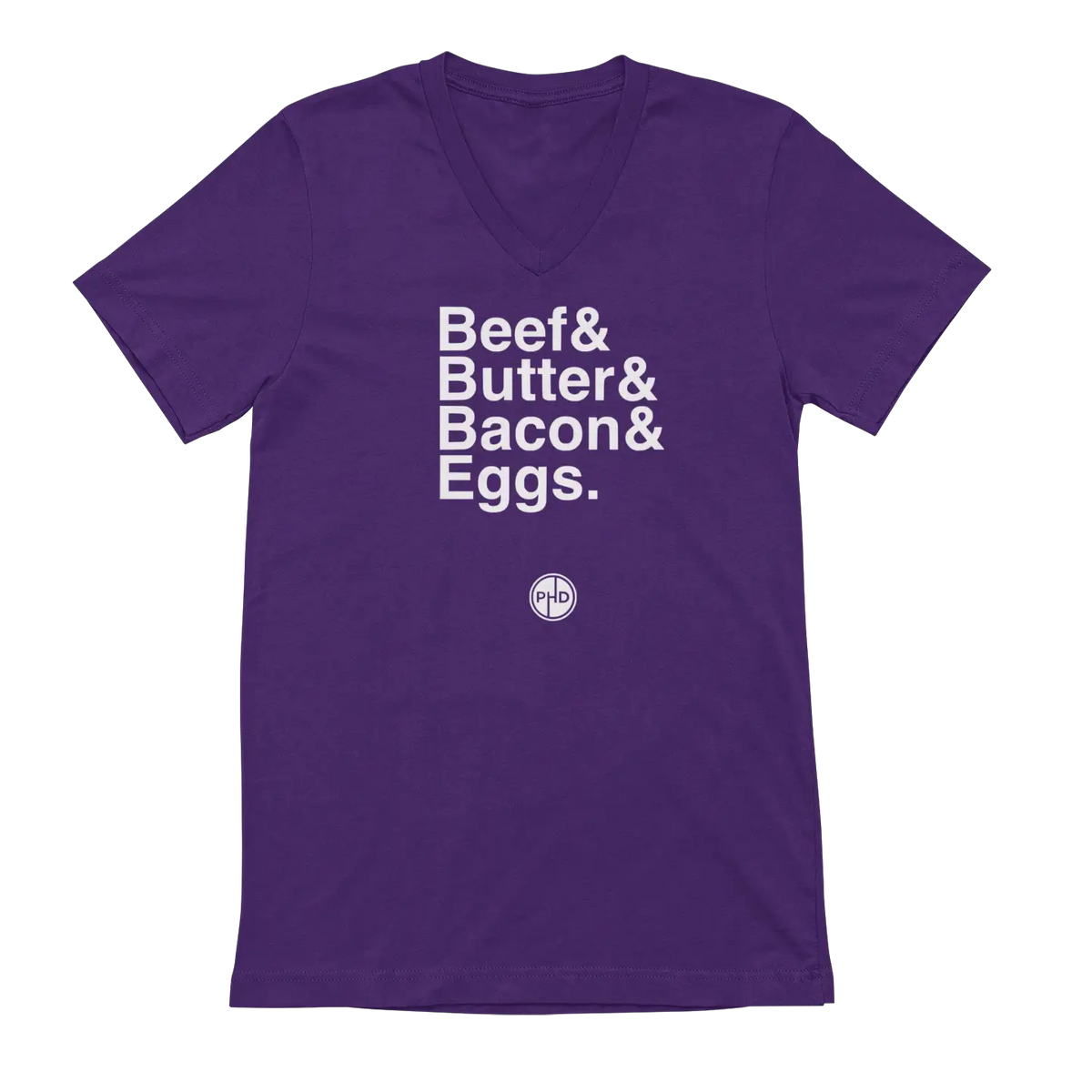 Beef Butter Bacon Eggs V-Neck Tee
