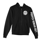 Proper Human Diet Zip Hoodie