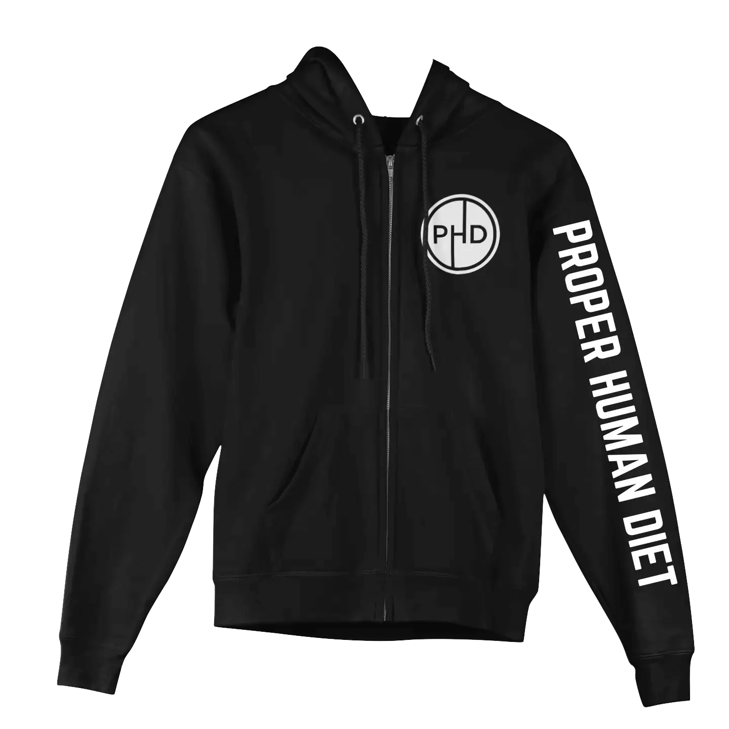 Proper Human Diet Zip Hoodie