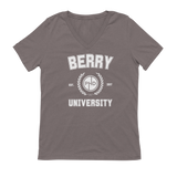 Berry University V-Neck Tee