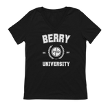 Berry University V-Neck Tee
