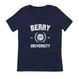 Berry University V-Neck Tee