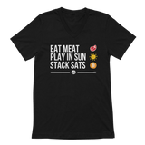 Eat Meat V-Neck Tee
