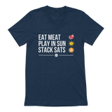 Eat Meat V-Neck Tee