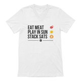 Eat Meat V-Neck Tee